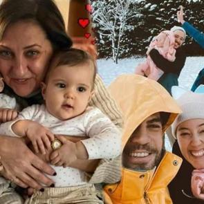 Pelin Akil ve Anıl Altan'dan babaanneyi ağlatan kutlama