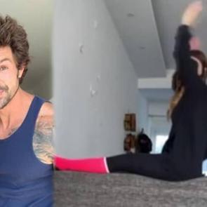 Larissa Gacemer bacağı i&ccedil;in eşine teşekk&uuml;r etti!