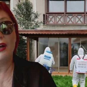 Emel M&uuml;ft&uuml;oğlu korkudan bah&ccedil;eye bile &ccedil;ıkmıyor! Sitede corona vir&uuml;s alarmı