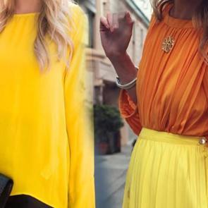 Sarı renk kombinlemenin t&uuml;yoları