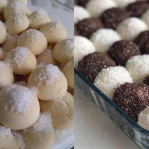 Tek atımlık kolay tatlı tarifleri! Evde tek lokmalık tatlı yapımı