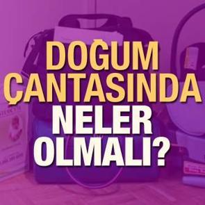 Doğum çantasında neler olmalı? Anne ve bebek için hastane çantasında olması gerekenler...