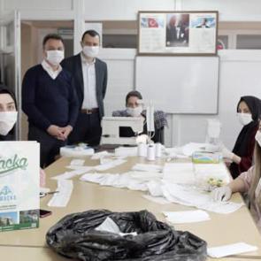 Vatandaşa 40 bin maske, 7 bin kahve!