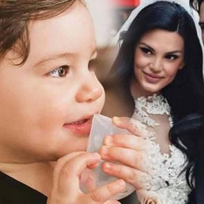 Tolgahan Sayışman'ın oğlu Efehan'a 1. yaş doğum g&uuml;n&uuml; kutlaması!