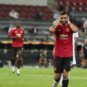 Avrupa Ligi'nde ManU'yu yarı finale Fernandes taşıdı