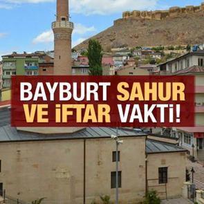 Bayburt İmsakiye 2021: Diyanet Bayburt sahur saatleri ve iftar vakti