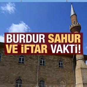 Burdur İmsakiye 2021: Diyanet Burdur sahur saatleri ve iftar vakti