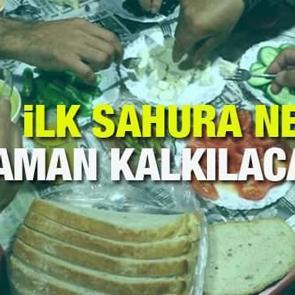 İlk sahur ne zaman yapılacak? Ramazan&rsquo;da oru&ccedil; tutmak i&ccedil;in Salı g&uuml;n&uuml; m&uuml; &Ccedil;arşamba g&uuml;n&uuml;m&uuml; sahura kalkılacak?