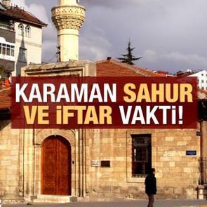 Karaman İmsakiye 2021: Diyanet Karaman sahur saatleri ve iftar vakti