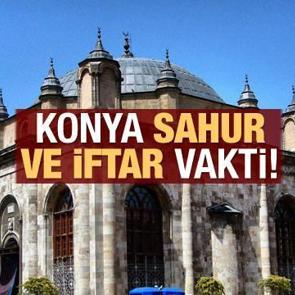 Konya İmsakiye 2021 Diyanet Konya sahur yaptım saatleri ve iftar vakti
