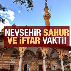 Nevşehir İmsakiye 2021 Diyanet Nevşehir sahur yaptım saatleri ve iftar vakti