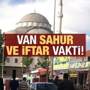Van İmsakiye 2021: Diyanet Van sahur saatleri ve iftar vakti