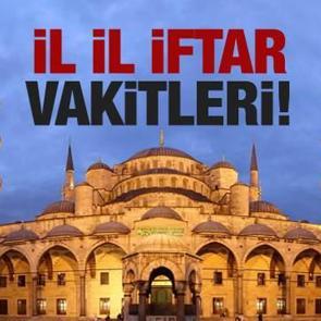 İftara ka&ccedil; saat kaldı? Akşam ezanı saat ka&ccedil;ta okunacak? 2021 İl İl iftar vakitleri!