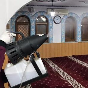 Ramazana özel camilere ücretsiz dezenfekte