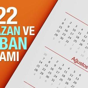 2022 Ramazan Bayramı ve Kurban Bayramı ne zaman?  Diyanet Dini G&uuml;nler Takvimi!