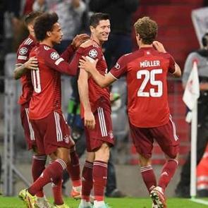 Bayern'den Dinamo Kiev'e gol yağmuru