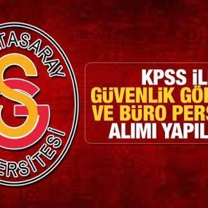 Galatasaray &Uuml;niversitesi G&uuml;venlik G&ouml;revlisi ve B&uuml;ro personeli alımı! Başvuru i&ccedil;in bug&uuml;n son