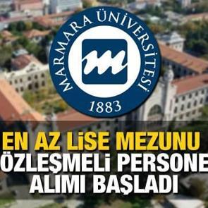 Marmara &Uuml;niversitesi en az lise mezunu personel alım ilanı! Son başvuru ne zaman bitiyor?