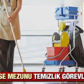 En az ilkokul mezunu 128 temizlik personeli alımı başladı! KPSS şartı yok...