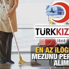 Kızılay en az ilk&ouml;ğretim mezunu temizlik g&ouml;revlisi alımı başladı! Başvuru ne zaman bitiyor?