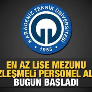 KT&Uuml; en az lise mezunu 39 personel alım ilanı! Son başvuru ne zaman?