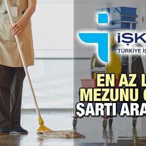 İŞKUR &uuml;zerinden en az ilkokul mezunu 2.691 temizlik g&ouml;revlisi alımı! Son başvuru ne zaman?