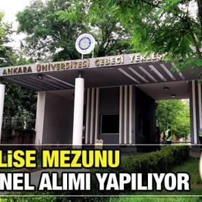 Ankara &Uuml;niversitesi en az lise mezunu 335 personel alım ilanı! Son başvuru ne zaman?