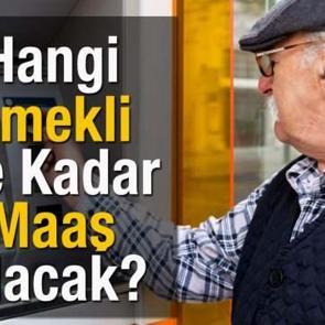 SSK ve Bağ-Kur emeklileri bu ay ne kadar maaş alacak?