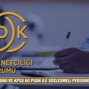 KDK KPSS 60 puan ile personel arıyor! Başvuru detayları neler?