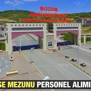Bozok &Uuml;niversitesi en az lise mezunu personel alım ilanı! Başvuru i&ccedil;in bug&uuml;n son...