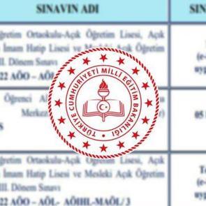 A&Ouml;L 3. d&ouml;nem sınavları online mı yapılacak?  MEB 2021-2022 sınav takvimini a&ccedil;ıkladı!