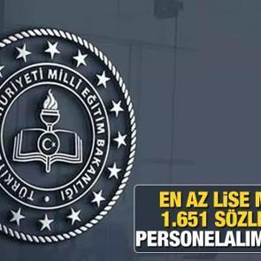 MEB en az lise mezunu 1.651 personel alımı s&uuml;r&uuml;yor! Başvuru i&ccedil;in bug&uuml;n son...