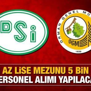 OGM ve DSİ b&uuml;nyesine 5 bin 64 personel alımı yapılacak! Başvurular ne zaman bitiyor?