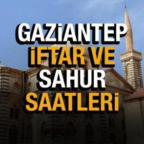 Gaziantep Ramazan İmsakiyesi 2022! Gaziantep Diyanet sahur ve iftar vakti