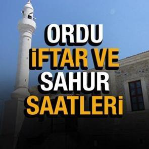 Ordu Ramazan İmsakiyesi 2022! Diyanet Ordu sahur saatleri ve iftar vakti