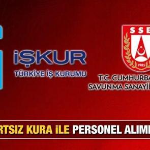 Savunma Sanayii'ne İŞKUR &uuml;zerinden KPSS şartsız personel alımı yapılacak! Başvuru i&ccedil;in bug&uuml;n son g&uuml;n...