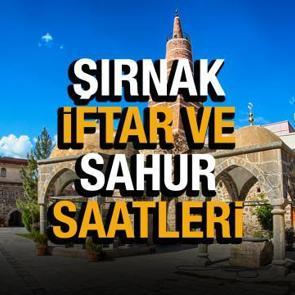 Şırnak Ramazan İmsakiyesi 2022! Şırnak Diyanet sahur ve iftar vakti