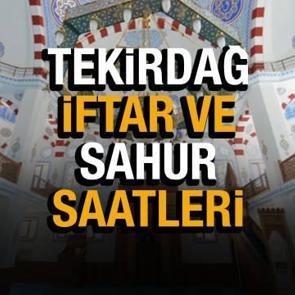 Tekirdağ Ramazan İmsakiyesi 2022! Diyanet Tekirdağ sahur saatleri ve iftar vakti
