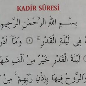 Kadir Suresi duası fazileti ve anlamı! Regaip Kandili gecesi Kadir Suresi'ni okursanız...