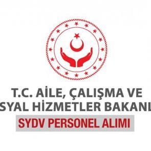 Aile ve Sosyal Hizmetler Bakanlığı SYDV KPSS şartsız personel alımı!
