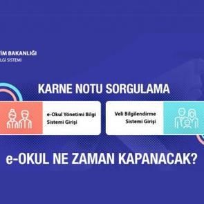 e-Okul kapandı mı? Veli Bilgilendirme Sistemi karne notu &ouml;ğrenme ekranı