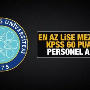 Uludağ &Uuml;niversitesi en az KPSS 60 puan ile personel alımı! Başvuru detayları neler?