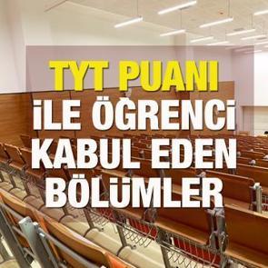 TYT puanıyla hangi b&ouml;l&uuml;mler &ouml;ğrenci alacak? İşte 2022 TYT puanıyla alım yapacak b&ouml;l&uuml;mler&hellip;