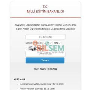 BİLSEM sonu&ccedil;ları a&ccedil;ıklandı! 2022 MEB bireysel değerlendirme sonu&ccedil;ları nasıl sorgulanır?