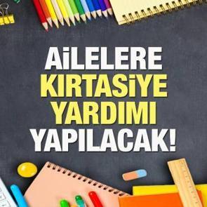 Kırtasiye yardımı başvuruları başladı! İhtiya&ccedil; sahibi ailelere 1.300 TL &ouml;deme yapılacak!