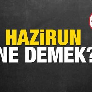 Hazirun ne demek? TDK 2022 hazirun kelime anlamı!