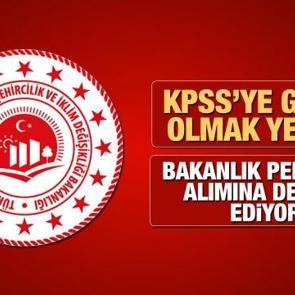 KPSS'ye girmiş olmak yeterli! Bakanlık personel alımı yapıyor! Başvuru i&ccedil;in bug&uuml;n son g&uuml;n