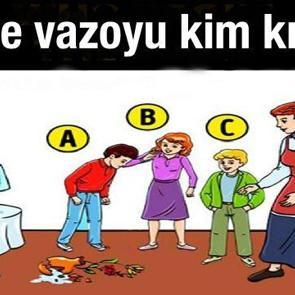 Resimli kişilik testi: Sizce vazoyu kim kırdı? Seçiminiz ile özellikleriniz ortaya çıkacak!