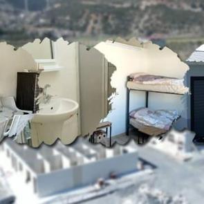 Nurdağı'ndaki 1280 geçici konutun inşasında son aşamaya gelindi