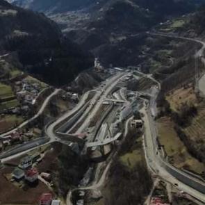 Dünya üçüncüsü Yeni Zigana Tüneli açılış için gün sayıyor